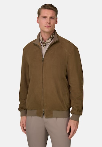 Boggi Milano Between-Season Jacket in Brown: front
