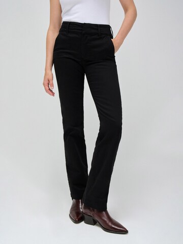Salsa Jeans Regular Chino trousers in Black: front