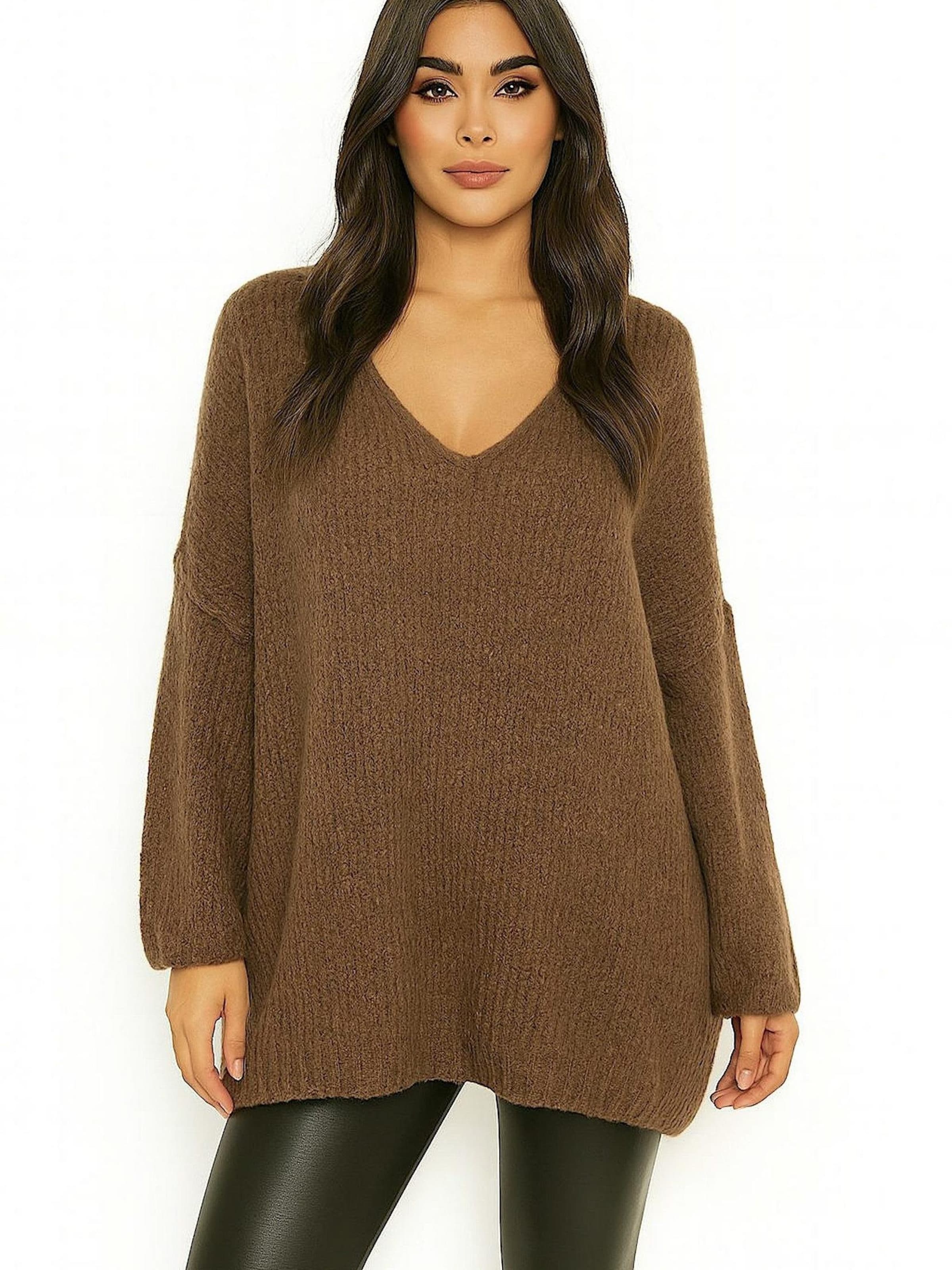 Worldclassca Oversizepullover‌‌‌‌‌‌‌‌ in Braun: Vorderseite