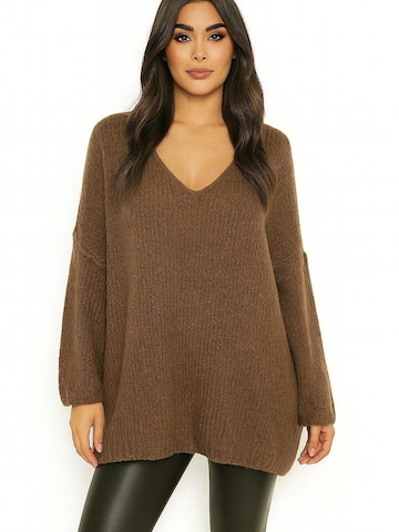 Worldclassca Oversized Sweater in Brown