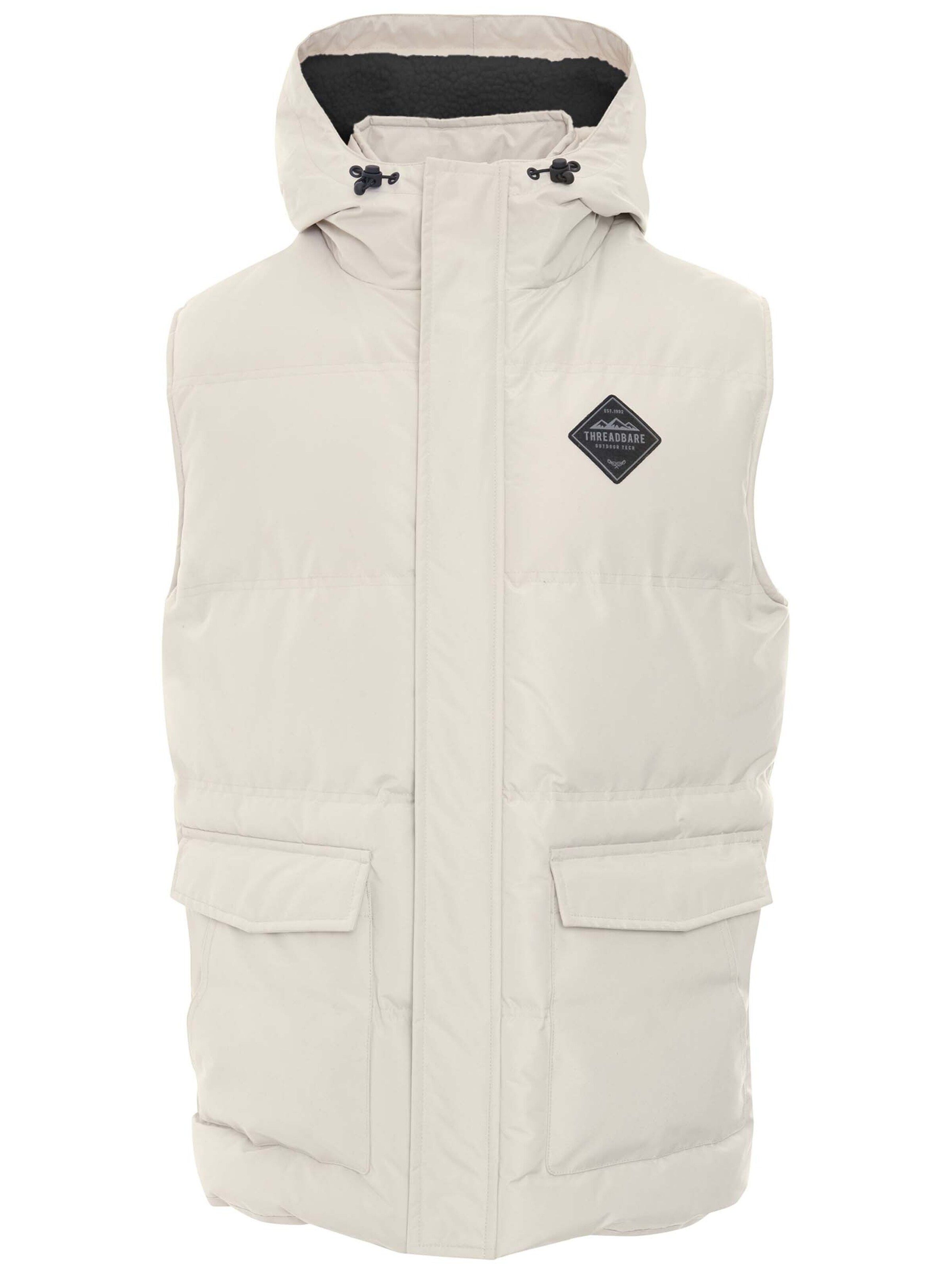 Threadbare Weste 'Athletic' in Beige: Vorderseite