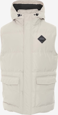 Threadbare Weste 'Athletic' in Beige: Vorderseite