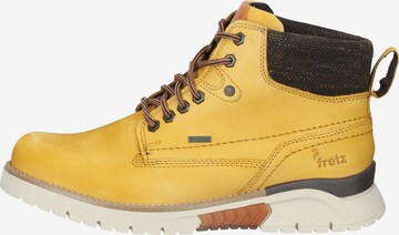 FRETZ MEN Lace-Up Boots in Yellow