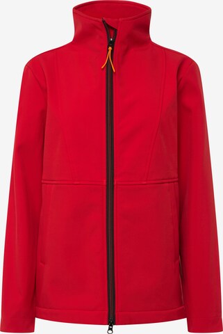 Veste fonctionnelle LAURASØN en rouge : devant