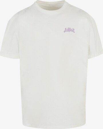 T-Shirt Lost Youth en blanc : devant