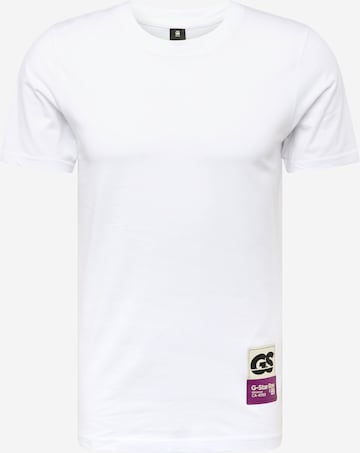 G-Star RAW T-shirt i vit: framsida