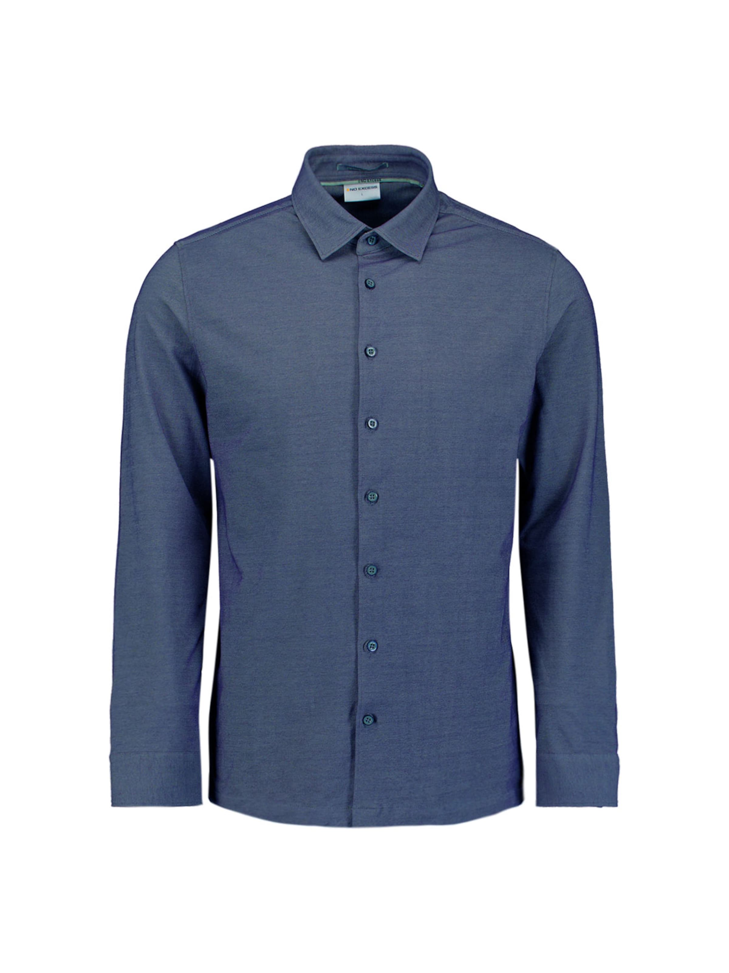 No Excess Средняя посадка Рубашка в Синий: спереди