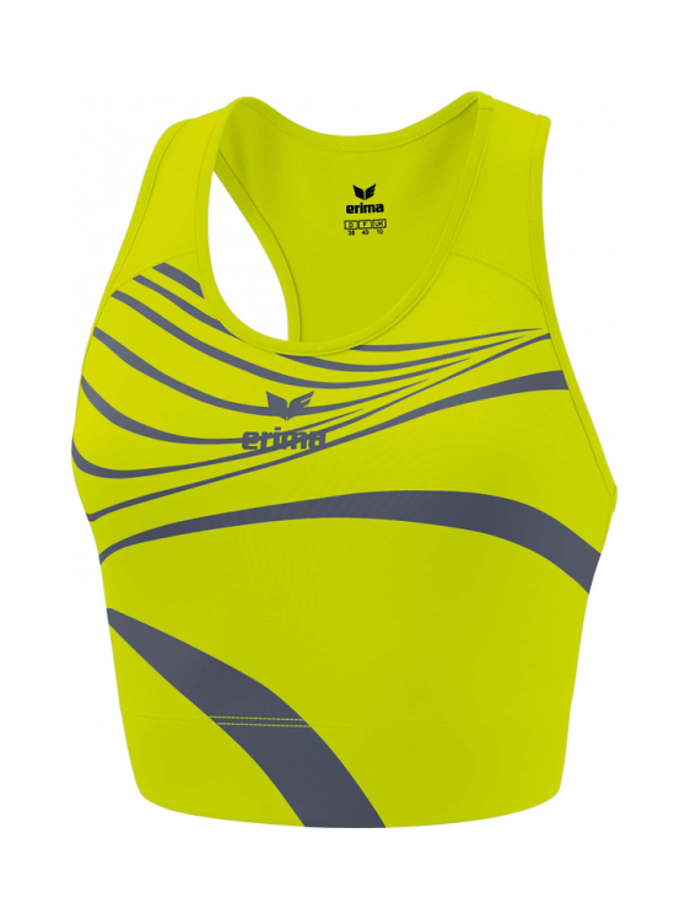 ERIMA Sport-BH in Gelb: Vorderseite