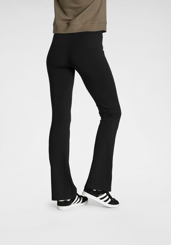 FLASHLIGHTS Boot cut Leggings in Black