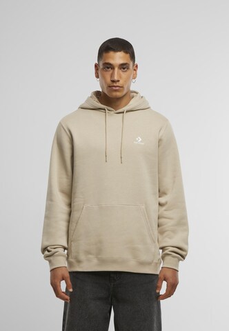 CONVERSE Sweatshirt in Grau: Vorderseite