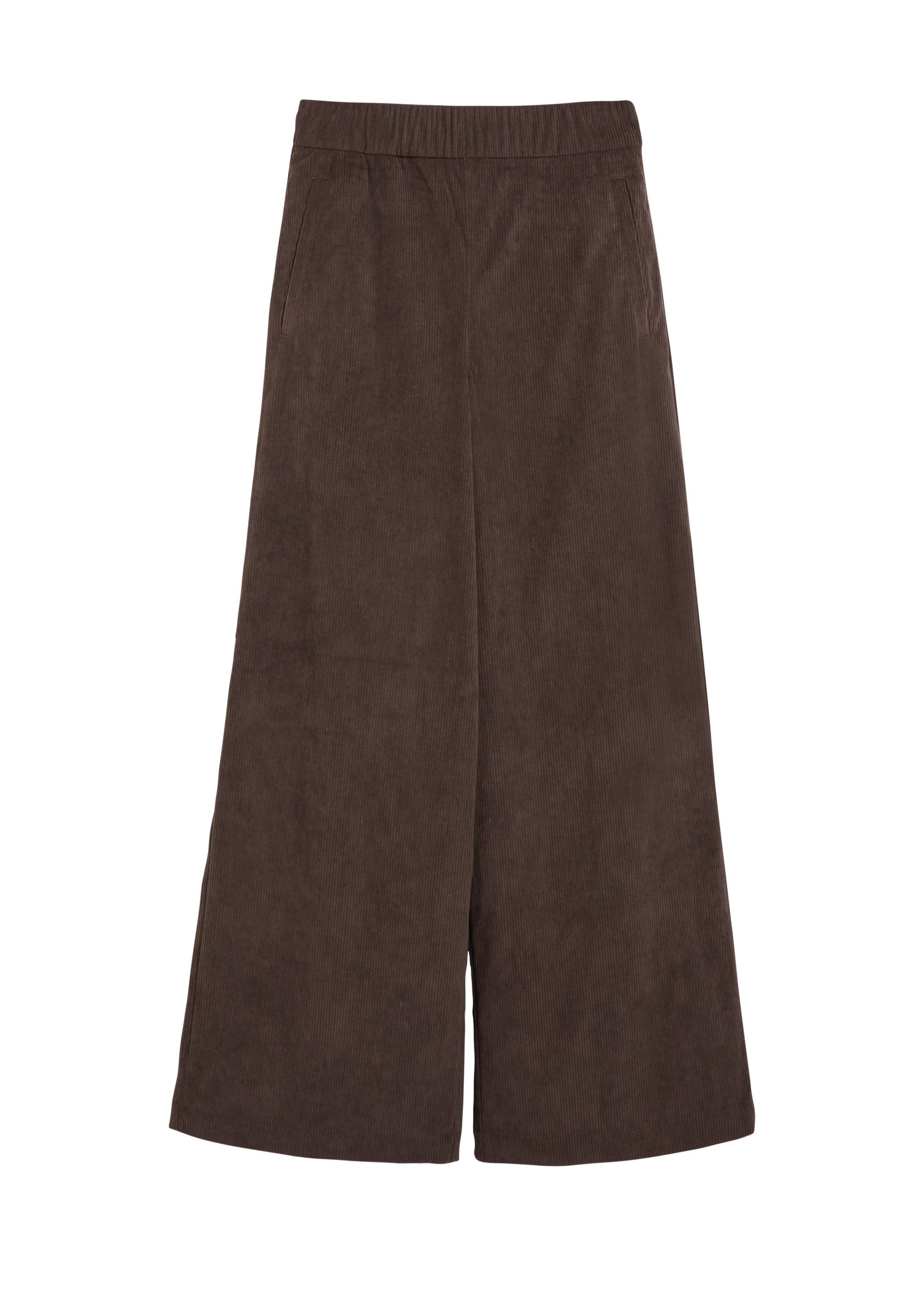 s.Oliver CURVE Wide leg Broek in Bruin: voorkant