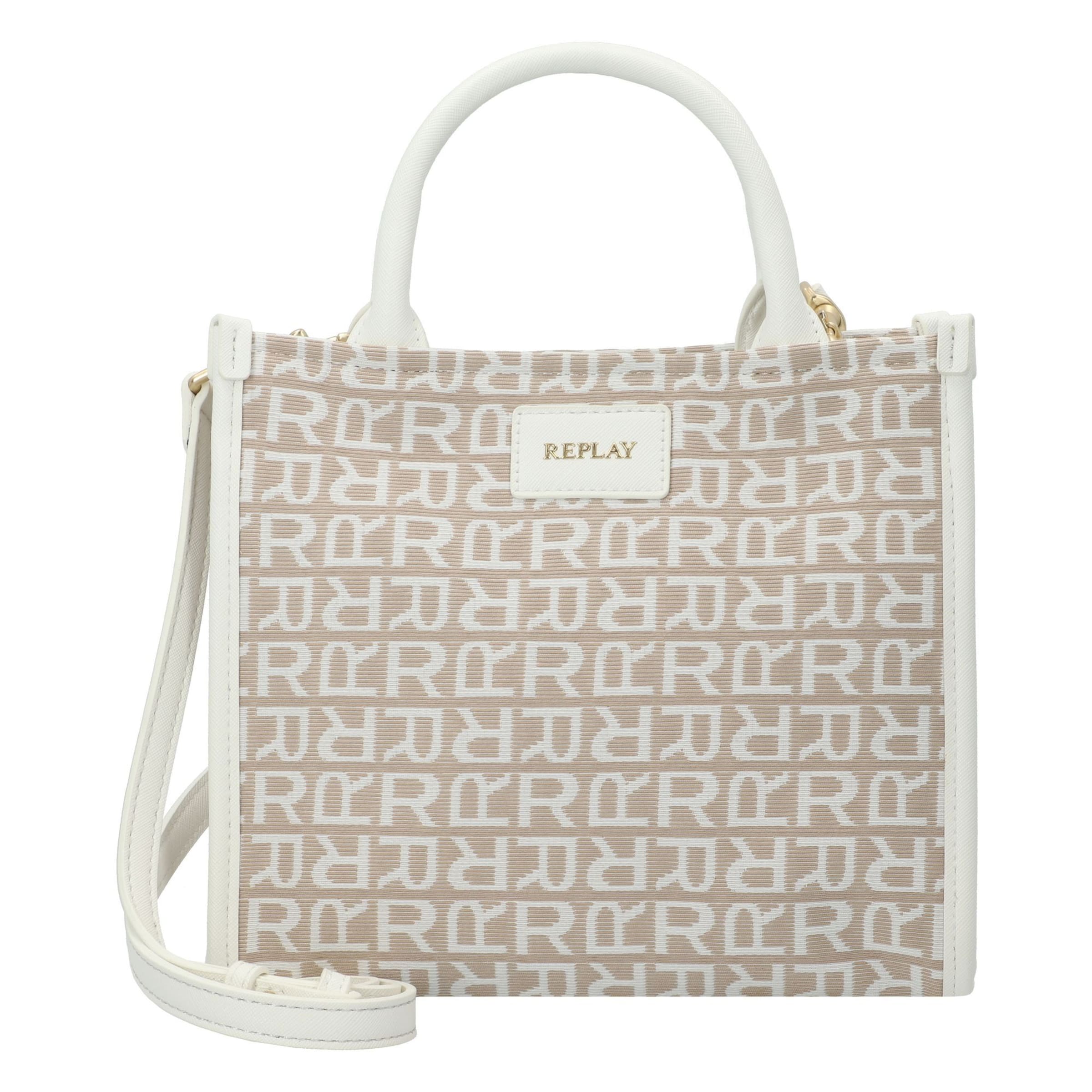 REPLAY Handtasche in Beige: Vorderseite