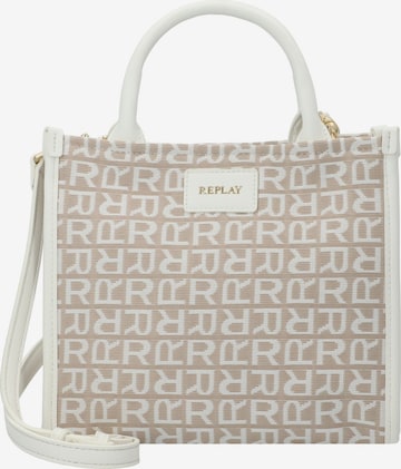 REPLAY Handbag in Beige: front