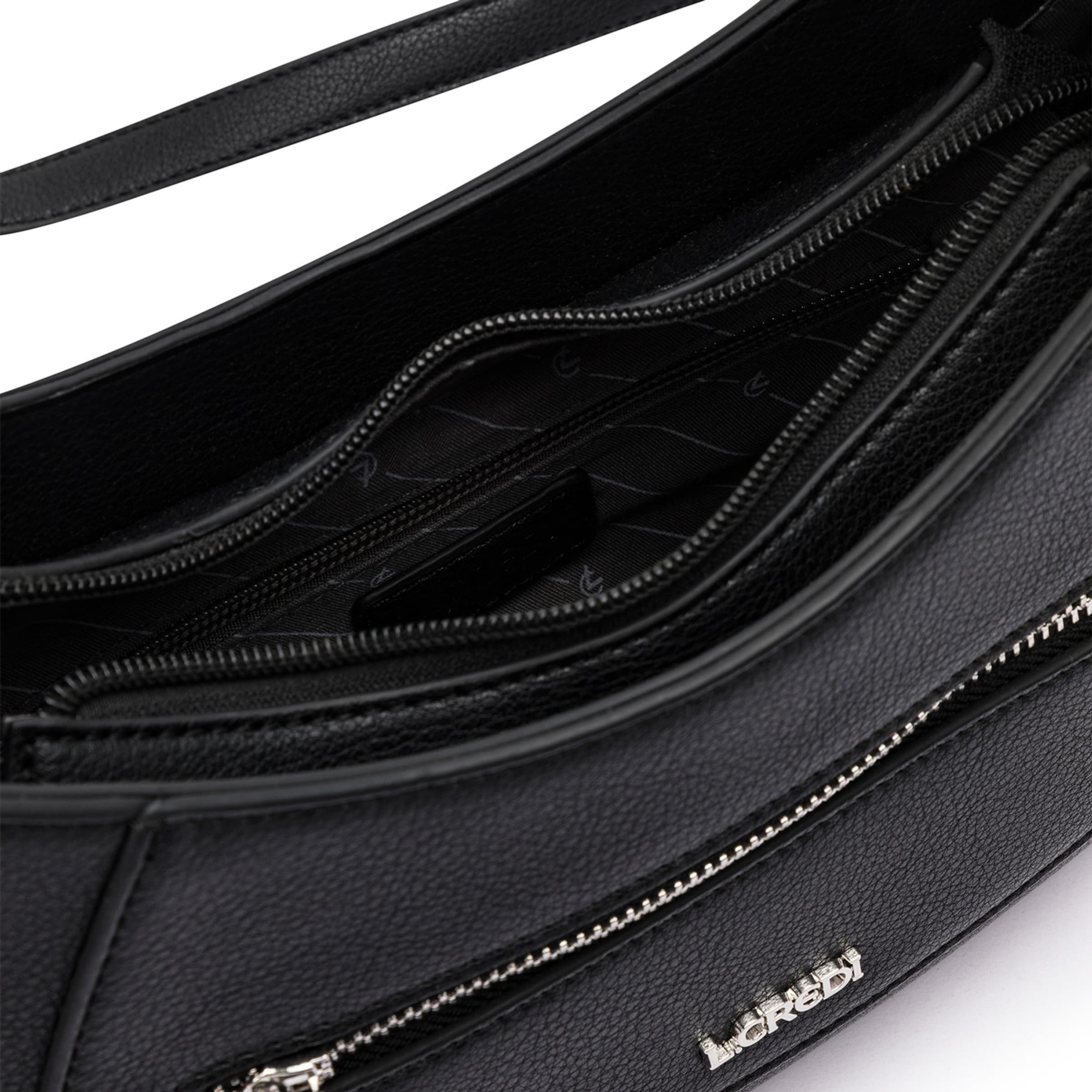 Borsa a spalla 'Odelia' di L.CREDI in nero