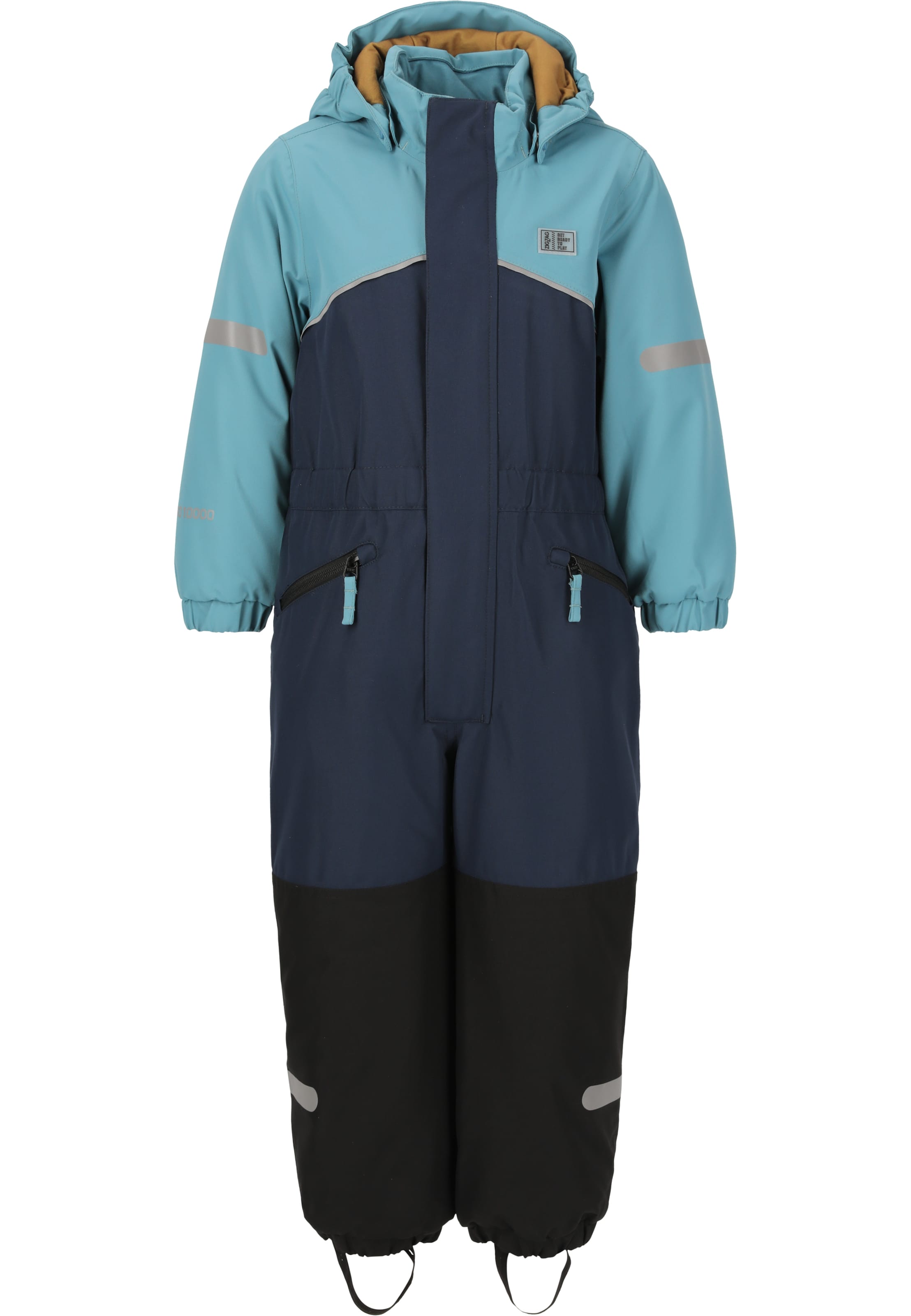 ZigZag Funktionsanzug in Blau: Vorderseite