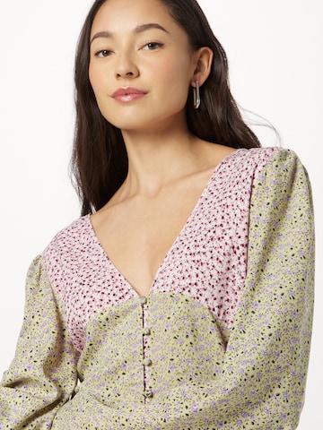 Robe-chemise Nasty Gal en mélange de couleurs