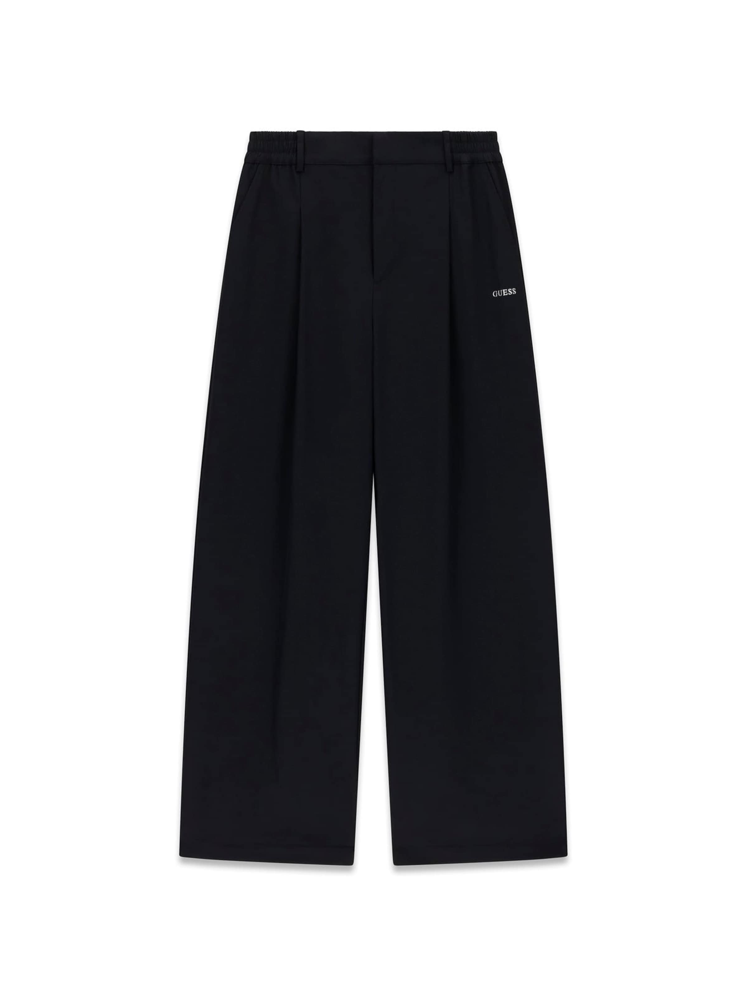GUESS Wide Leg Hose in Schwarz: Vorderseite