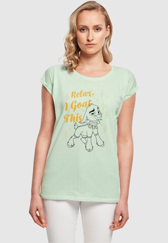 T-shirt 'Wish - Relax I Goat This' ABSOLUTE CULT en vert : devant