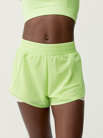 Born Living Yoga Slim fit Sports trousers 'Padma 2.0' in Green: front