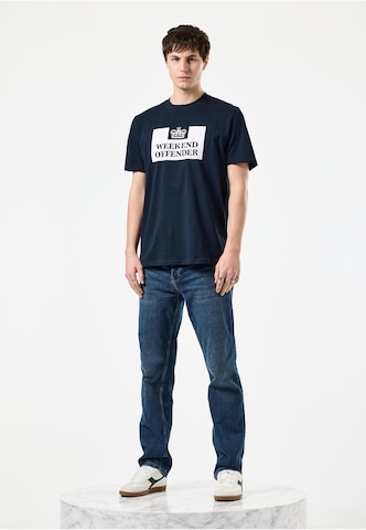Weekend Offender Shirt 'Prison Classic' in Blauw