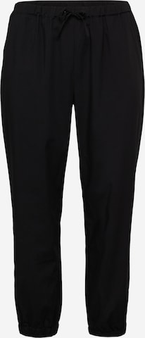 ONLY Carmakoma Tapered Pants in Black: front