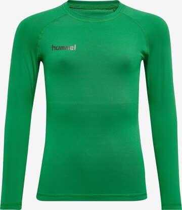 T-Shirt fonctionnel Hummel en vert : devant