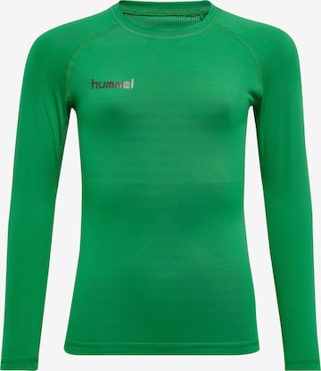 Hummel Functioneel shirt in Groen: voorkant