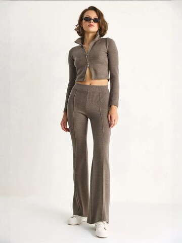 Bianco Lucci Broekpak in Beige: voorkant