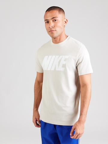 Nike Sportswear Shirt 'Club' in Beige: voorkant