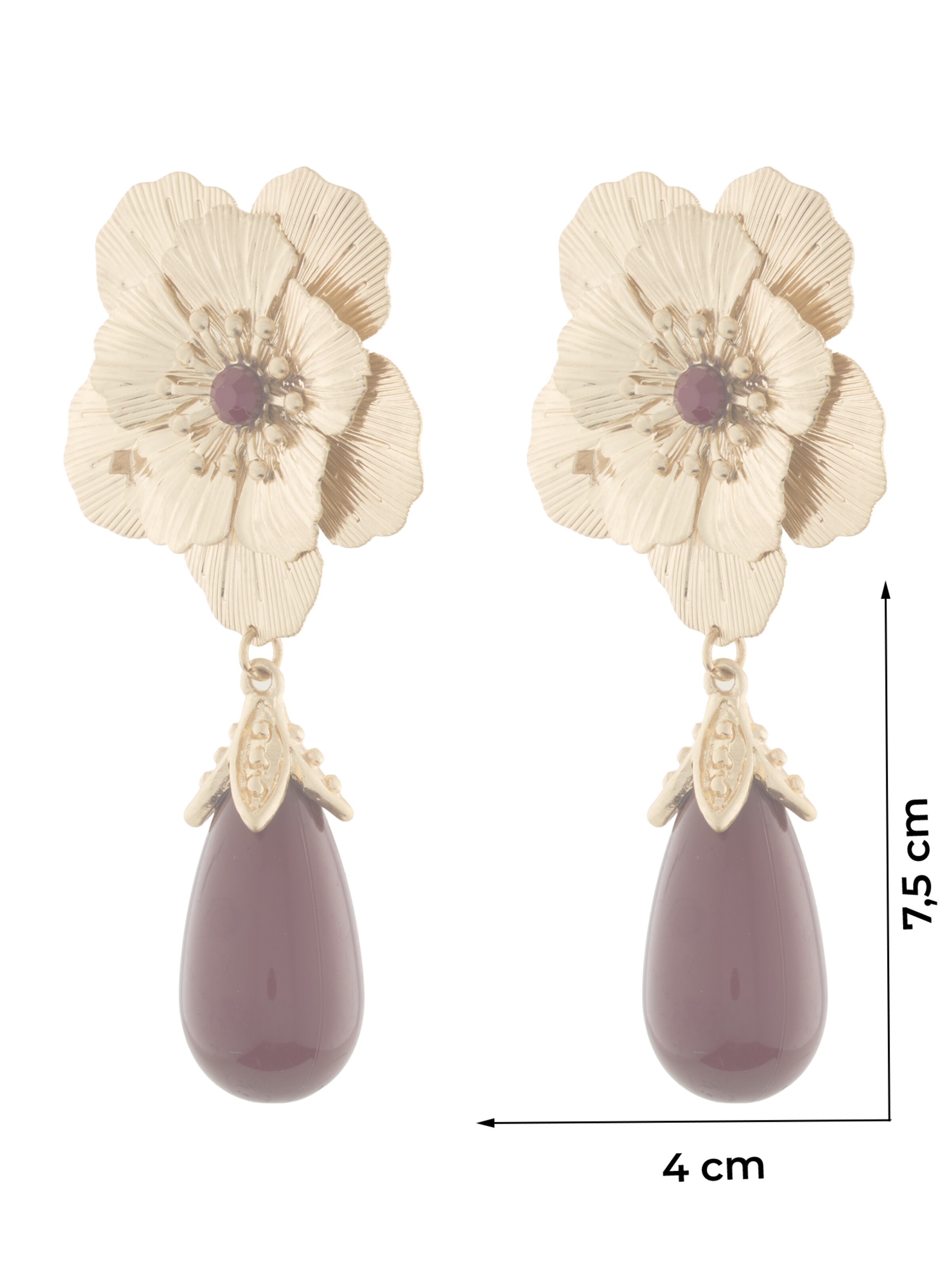 ABOUT YOU Earrings 'Emelie' in Gold