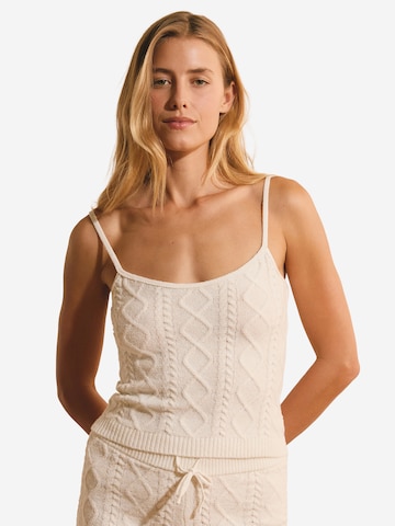 ETAM Schlafshirt 'Blanca' in Beige: Vorderseite