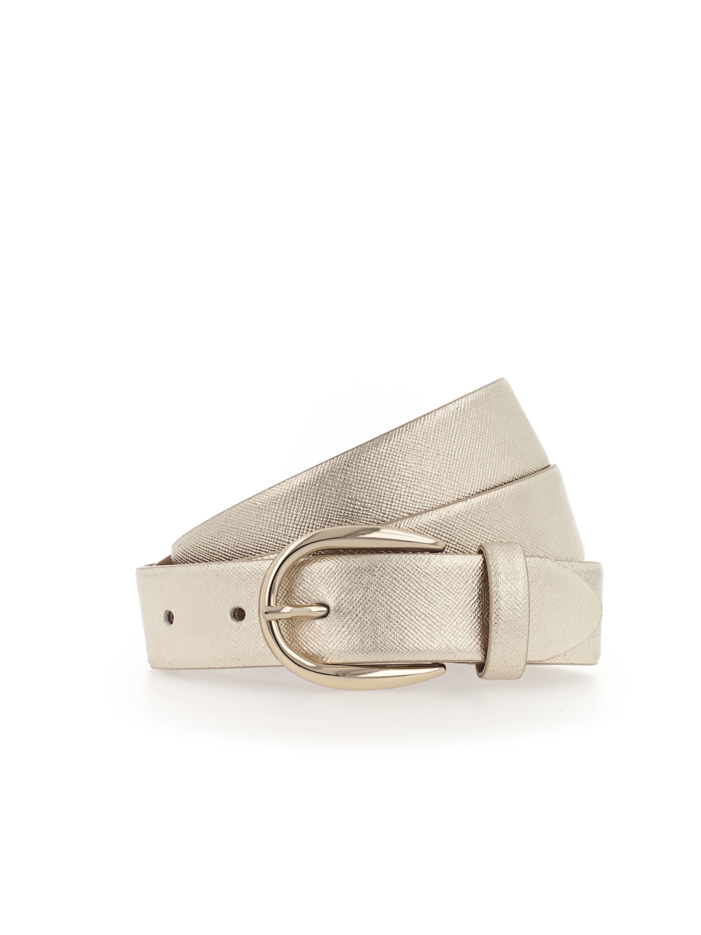 Ceinture VANZETTI en jaune : devant