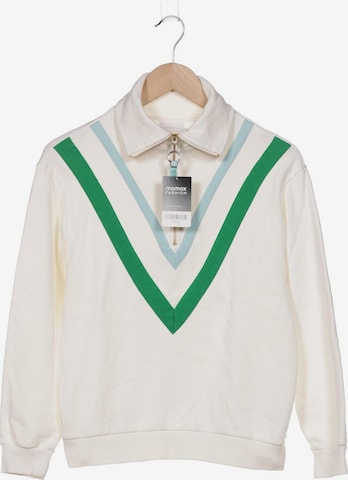 Rich & Royal Sweatshirt & Zip-Up Hoodie in XS in White: front