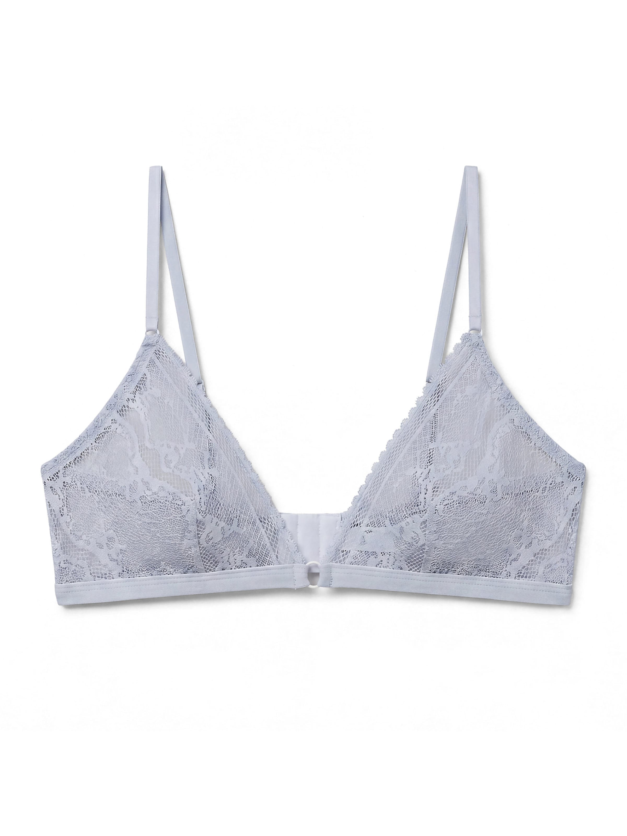 Calvin Klein Triangel BH in Grau: Vorderseite