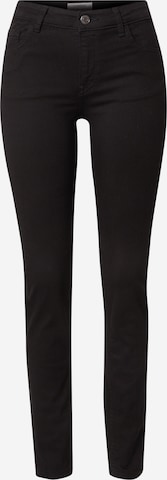 LindexSlimfit Traperice 'Ellen' - crna boja: prednji dio