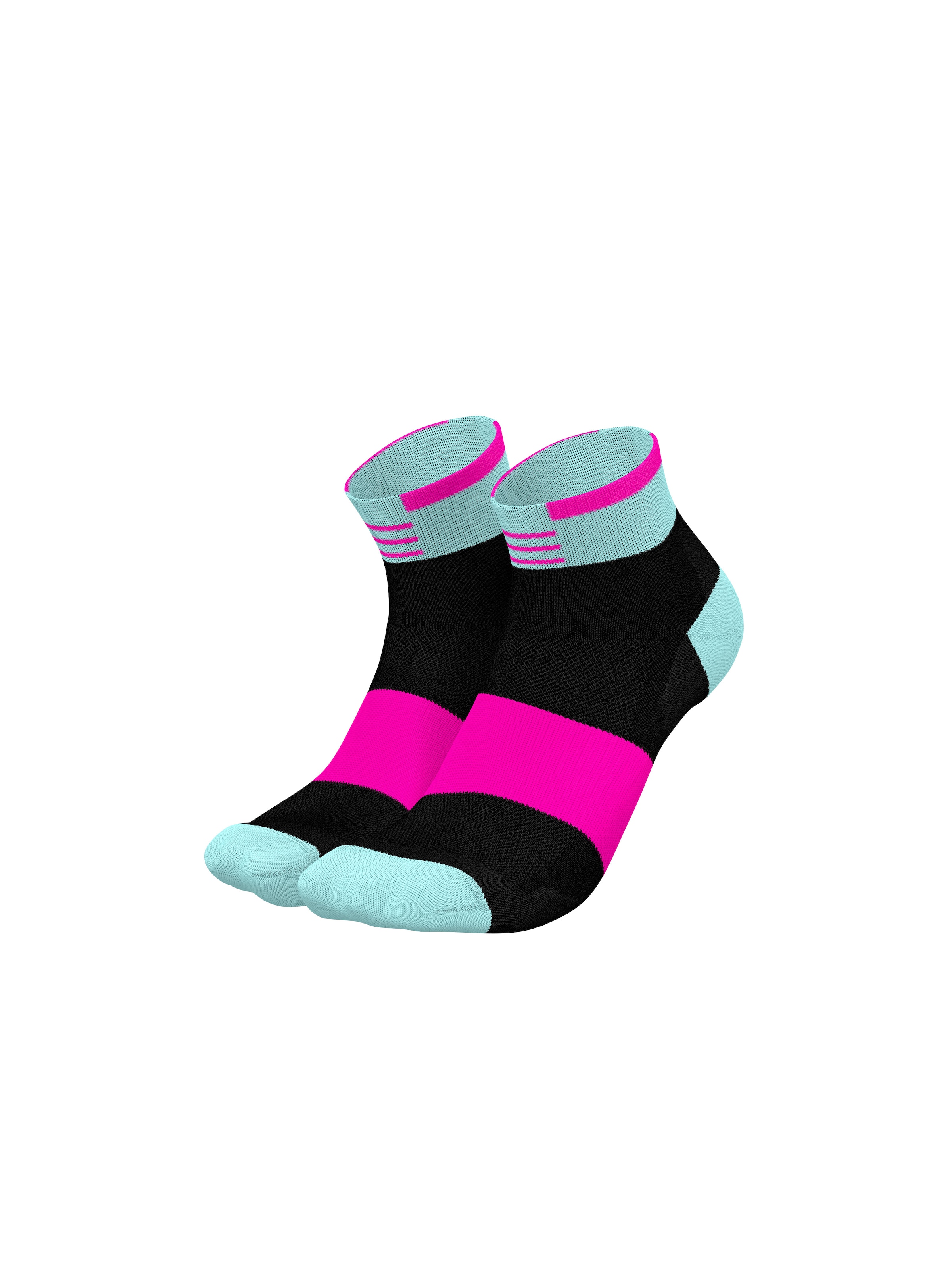 INCYLENCE Athletic Socks 'STAGES' in Neon pink, Item view