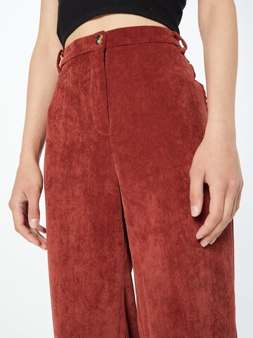 VILA Bootcut Hose 'VES' in Rot