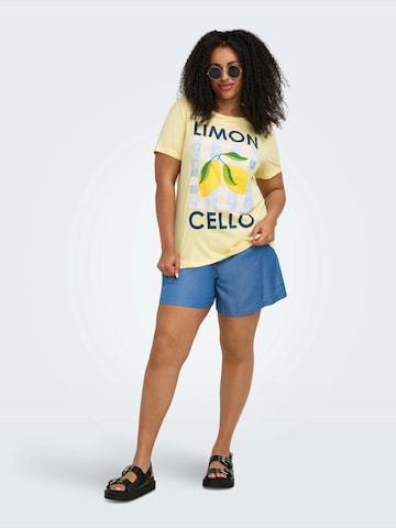 ONLY Carmakoma Футболка 'CARINES' в Желтый