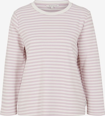 TOM TAILORSweater majica - ljubičasta boja: prednji dio