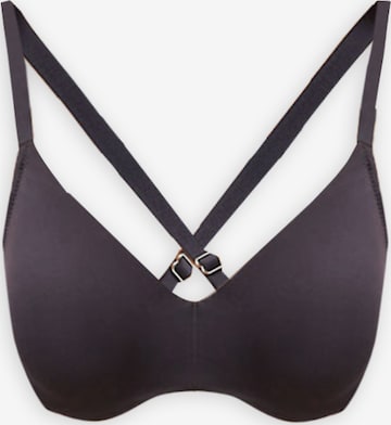 Gisela T-Shirt Rintaliivi värissä musta: etupuoli