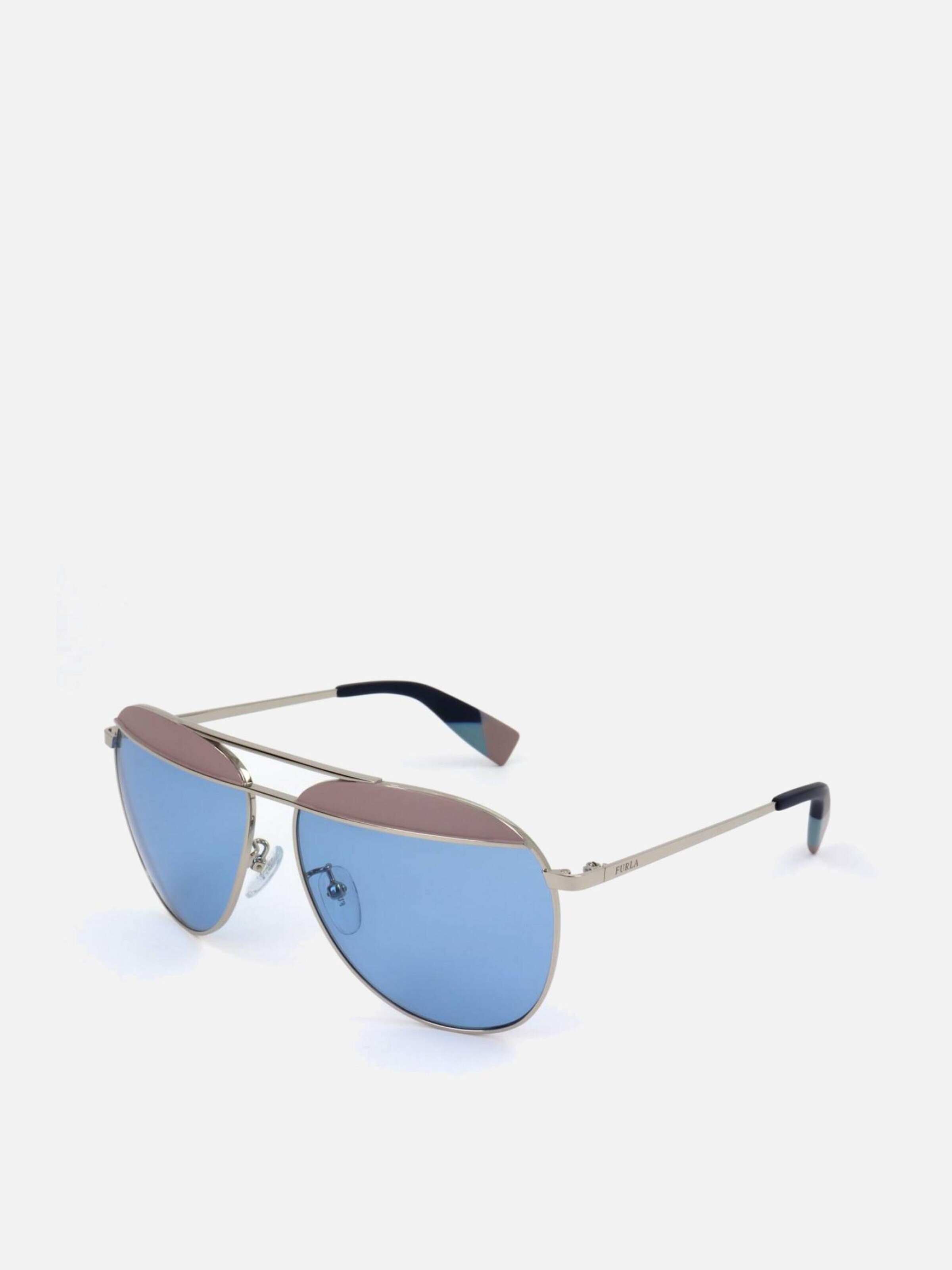 FURLA - Gafas de sol 'Furla SFU236 Oro chiaro c/parti col.luc. 59/13/135 Women Sunglasses' en Mezcla de colores