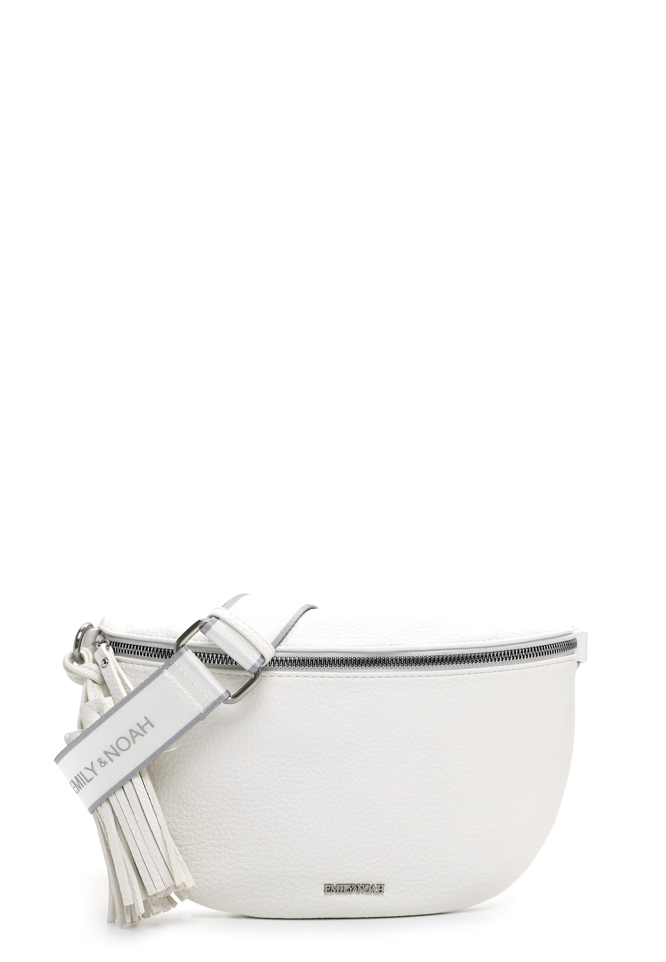Emily & Noah Skuldertaske 'Belli' i hvid: forside