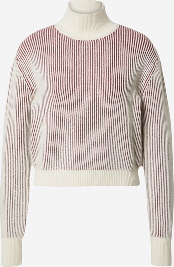 ABOUT YOU x Toni Garrn Pullover 'Alena' in creme / rot, Produktansicht