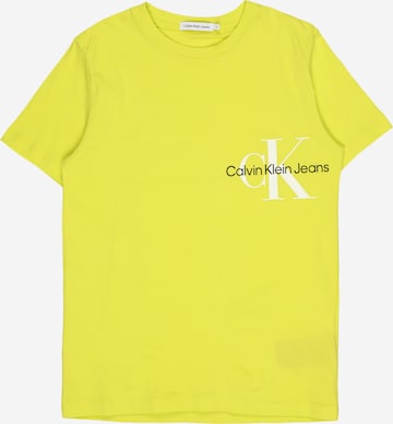 Calvin Klein Jeans - Camisola em amarelo: frente