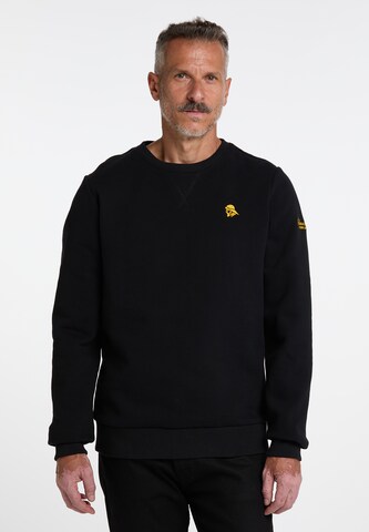Schmuddelwedda - Sweatshirt em preto: frente