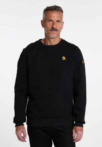 Schmuddelwedda - Sudadera en negro: frente