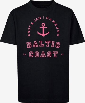 F4NT4STIC Shirt in Zwart: voorkant