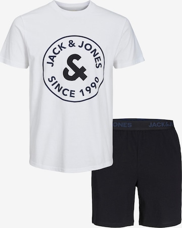 JACK & JONES Pyjama kort 'AARON' in Wit: voorkant