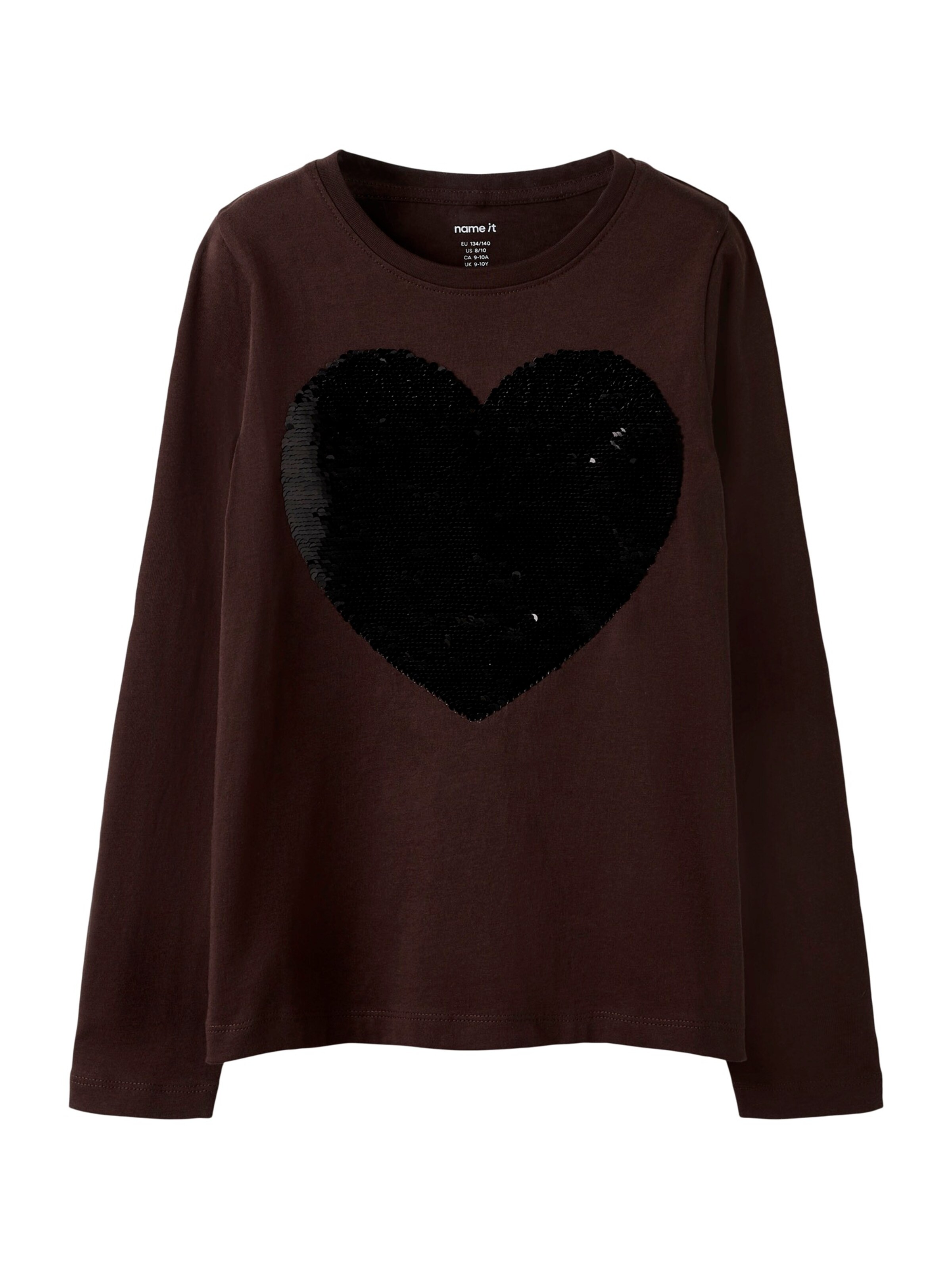 NAME IT T-shirt 'NKFRANDERIA' i brun: framsida