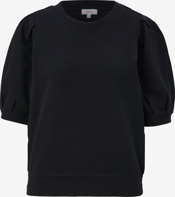 Sweat-shirt s.Oliver en noir : devant